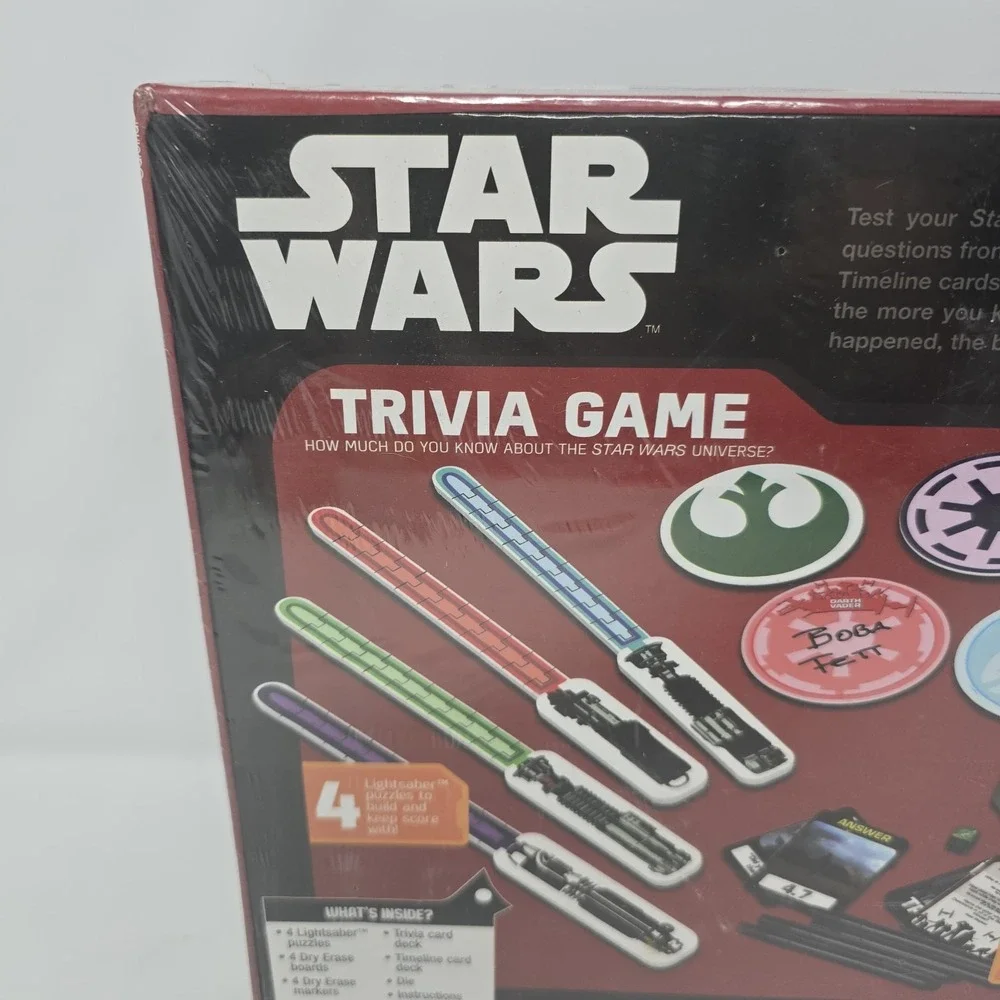 Star Wars Trivia‎ Game - 650 Questions New and Sealed (2-4 Players)Top Trumps